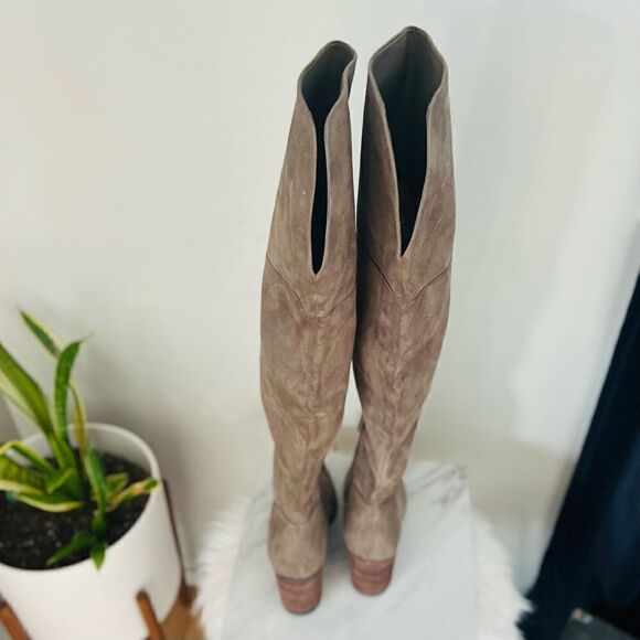 BP Luke Over The Knee Suede Boot, Olive Green, Zip Close, Size 9.5, NWOT - Picture 6 of 11